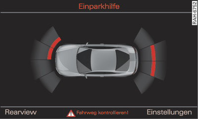 Infotainment: Optische Abstandsanzeige